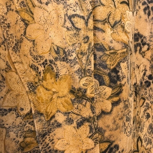 vintage Express Genuine Leather Mini Skirt - Picture 3 of 6